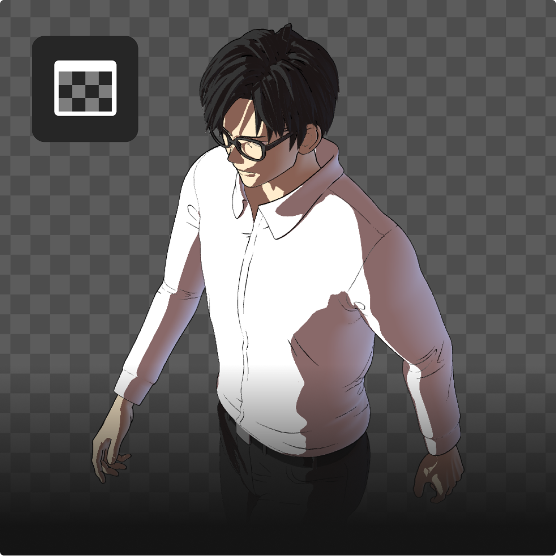 SHAPER 투명 배경 기능